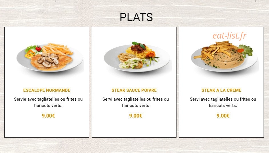 Croq Pizza — carte page 15