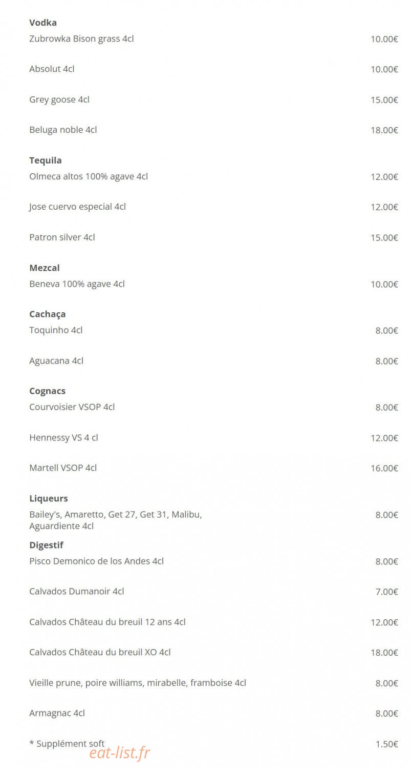 Cuba Compagnie Café — carte page 14