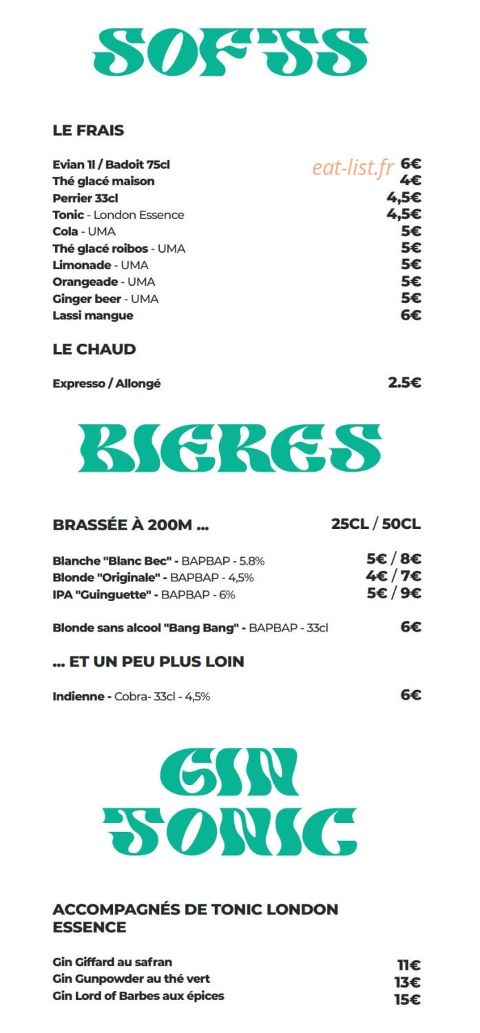 Delhi Bazaar — carte page 5