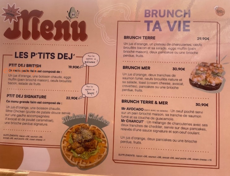 Faim de Semaine — carte page 1
