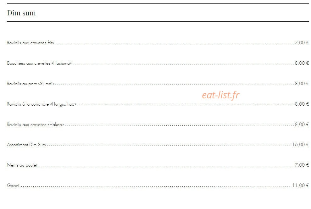 Fong Lai — carte page 2