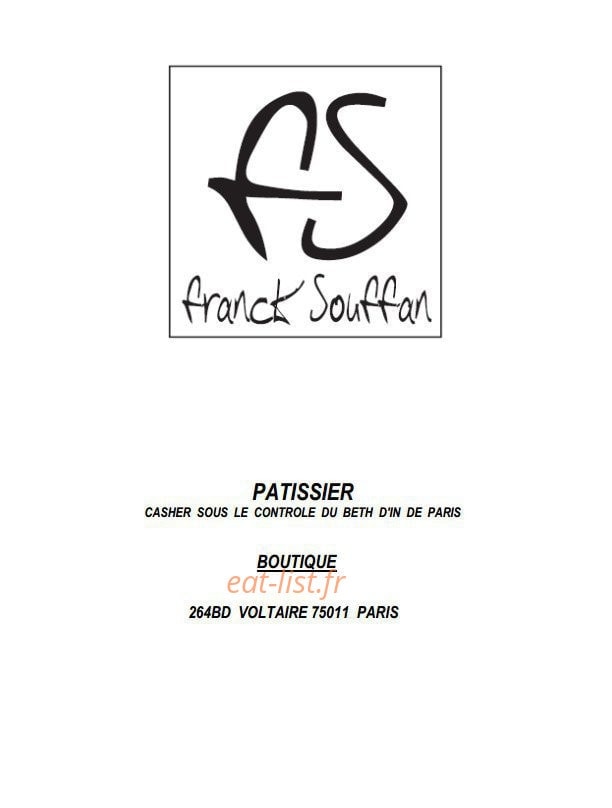 Franck Souffan — carte page 1