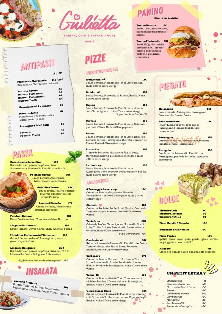 Giulietta — carte page 1