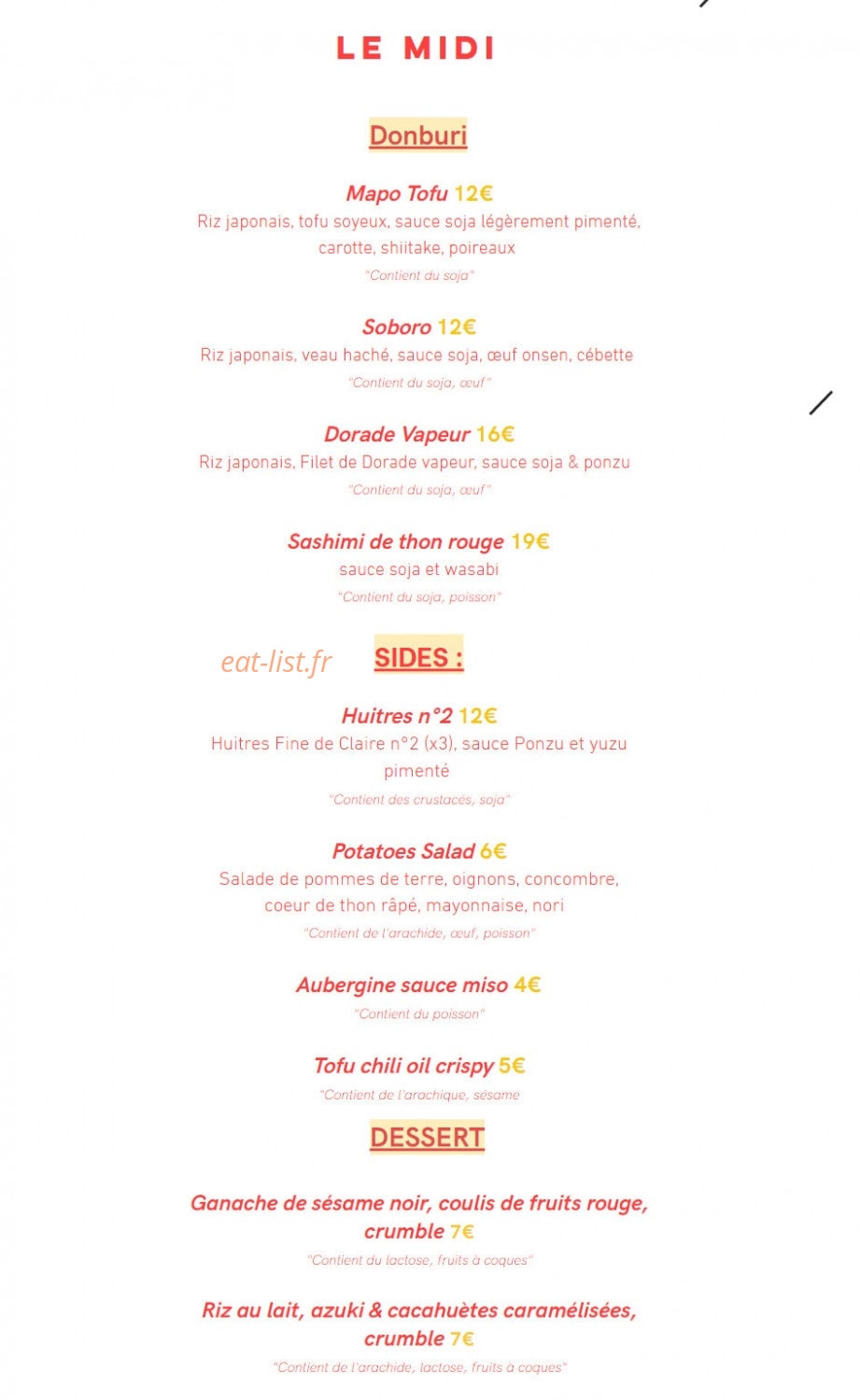Haikara — carte page 1