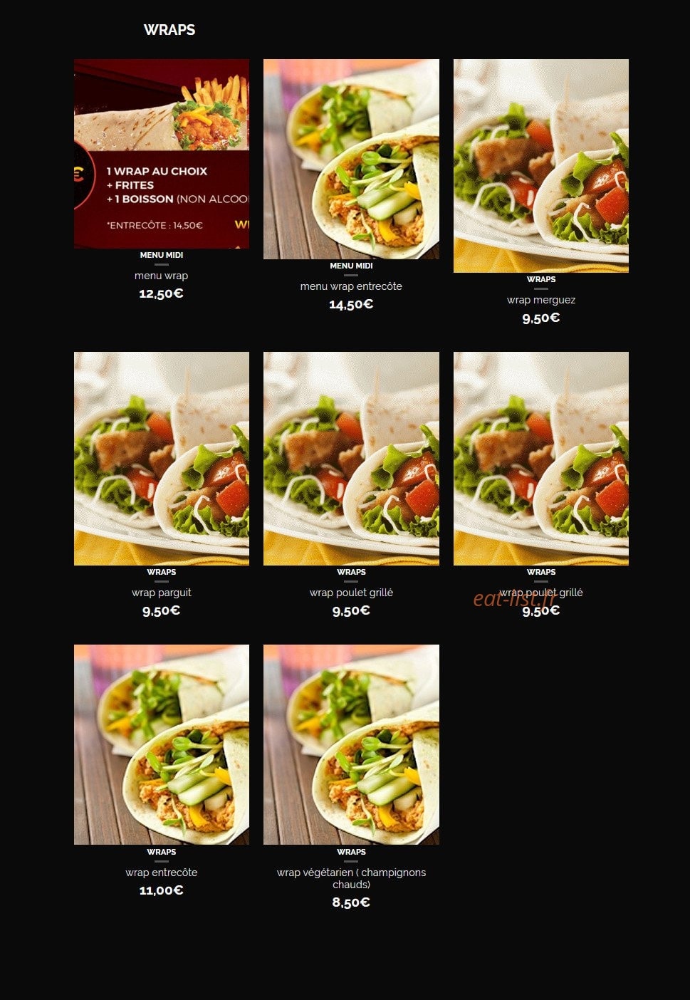 Hbk House Burger — carte page 5