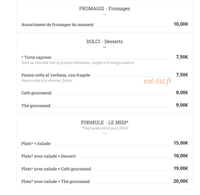Il Bacaro — carte page 2