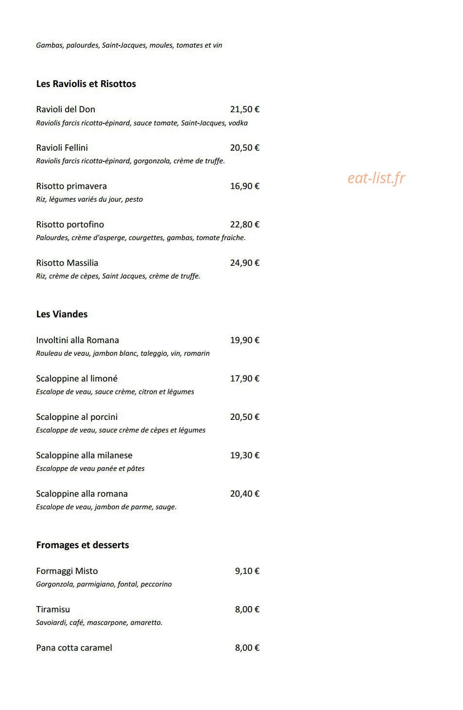 Il Seguito — carte page 4