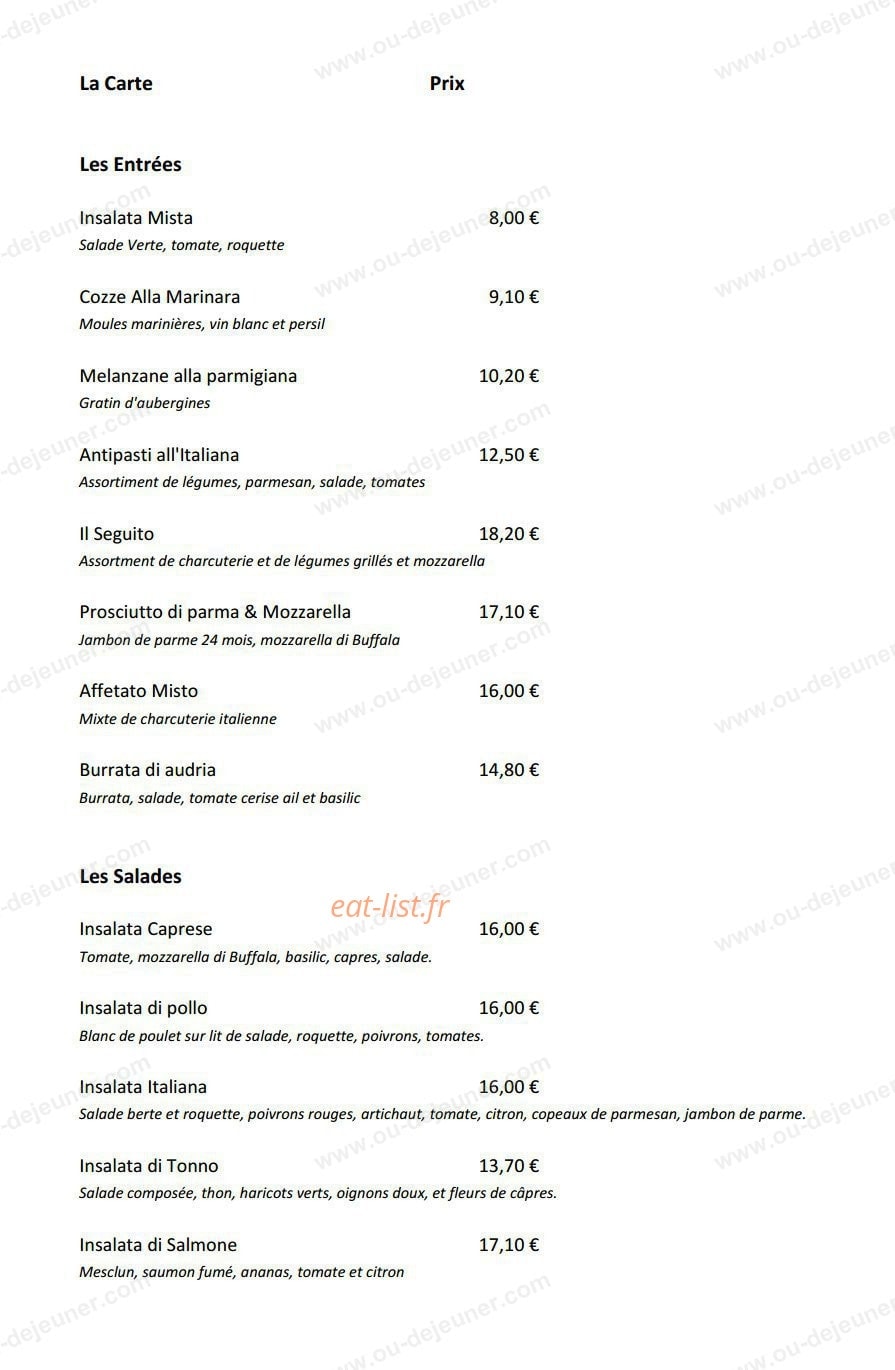 Il Seguito — carte page 1