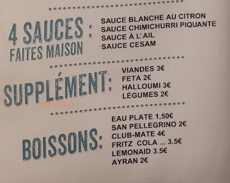 Impact Berliner Kebap — carte page 2