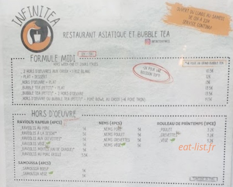 Infinitea — carte page 1