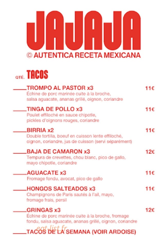 Jajaja — carte page 1
