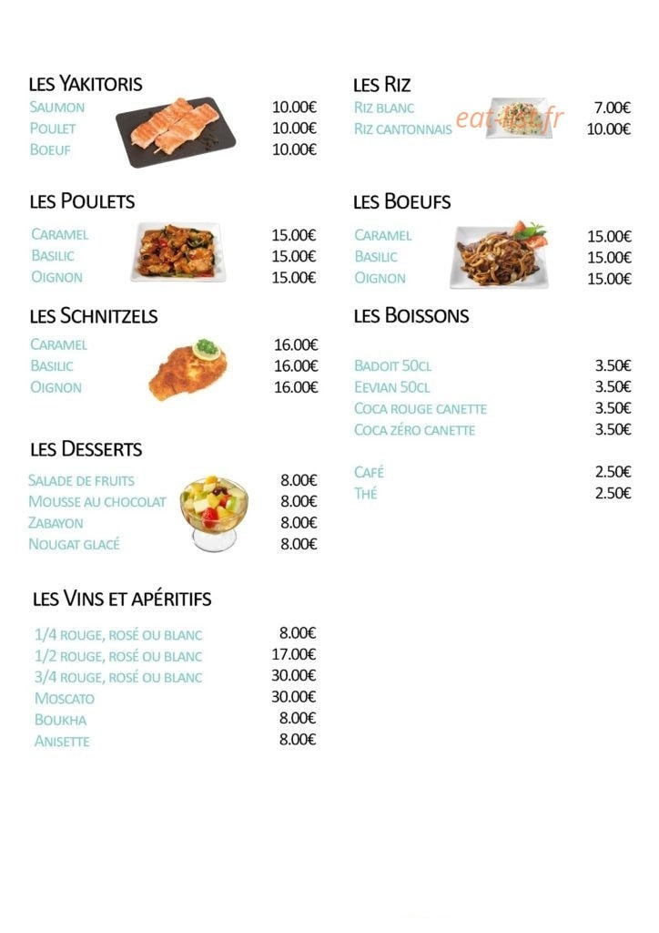 Japan Eat — carte page 3