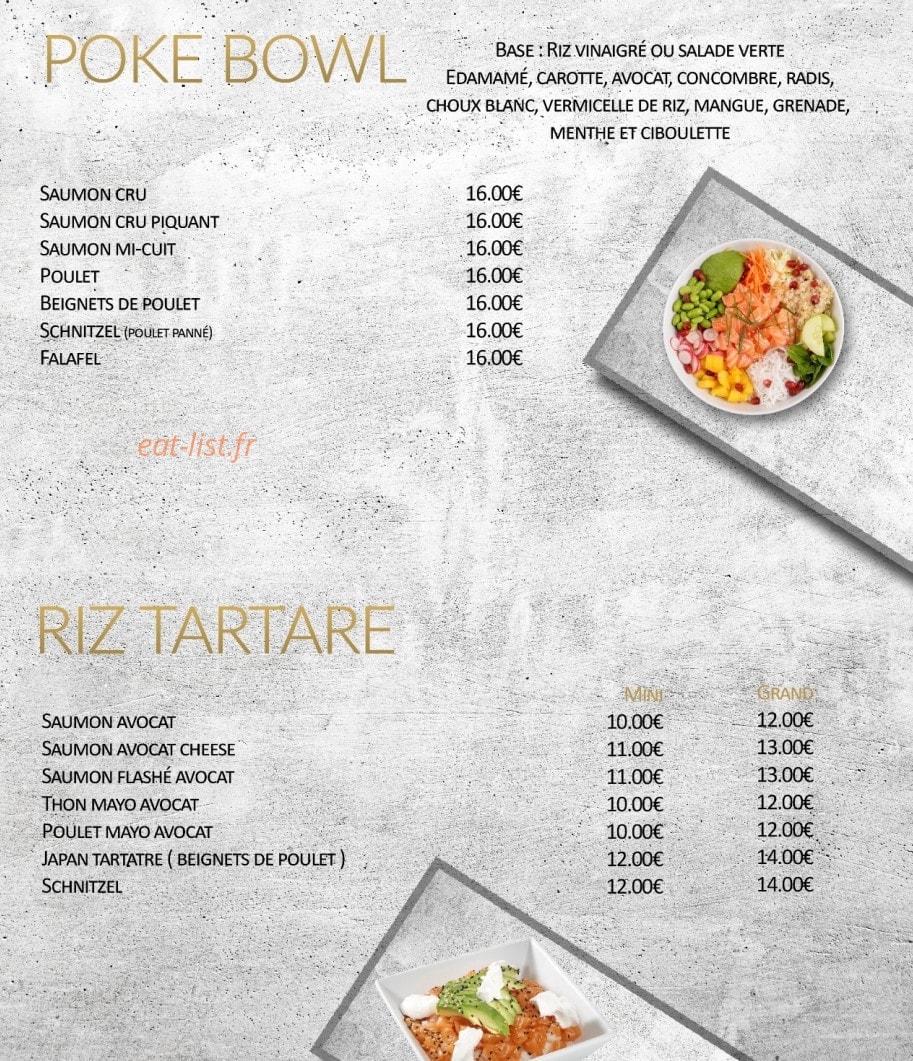 Japan Eat — carte page 9