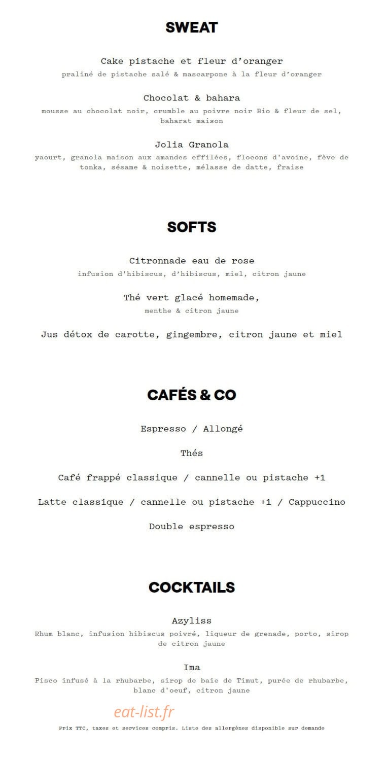 Jolia — carte page 6