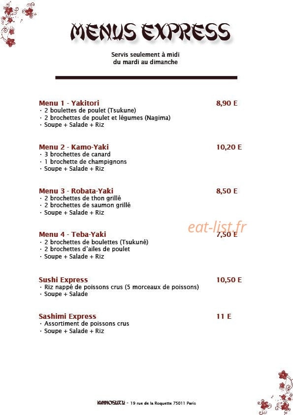 Kinnosuzu — carte page 2