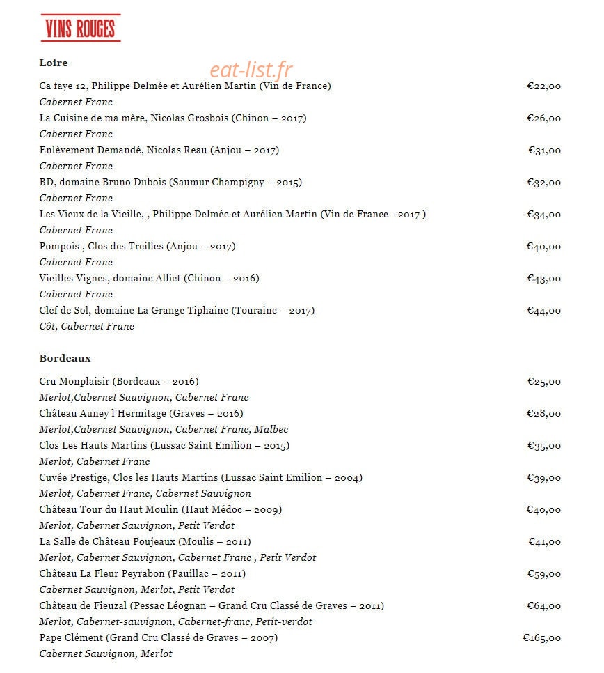 L'Aller Retour — carte page 2