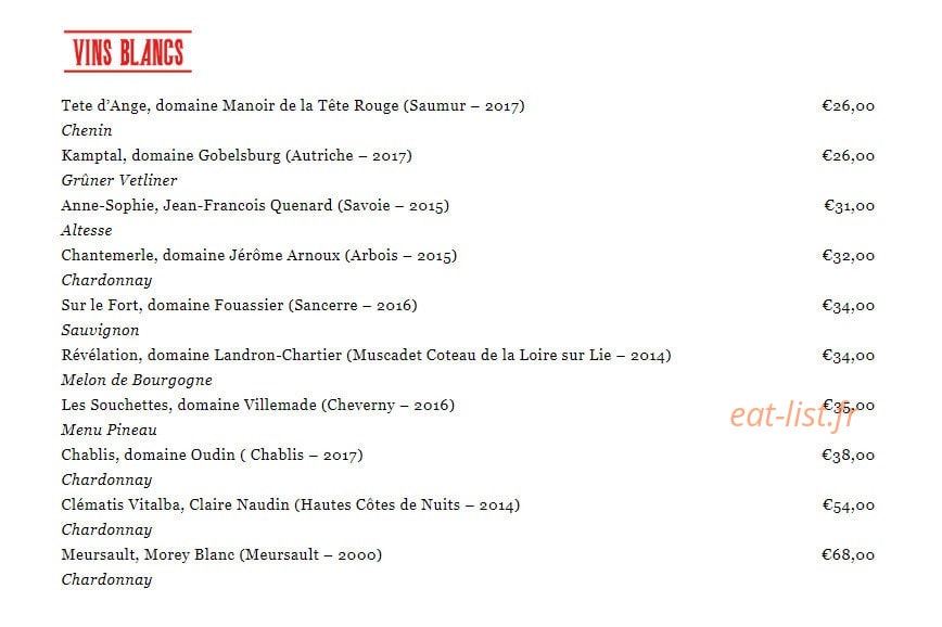 L'Aller Retour — carte page 5