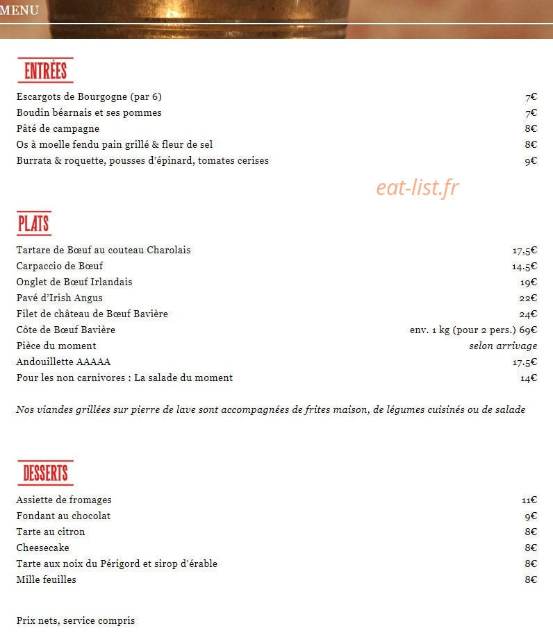 L'Aller Retour — carte page 1