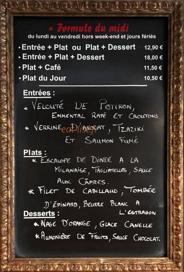L' Artiste — carte page 2