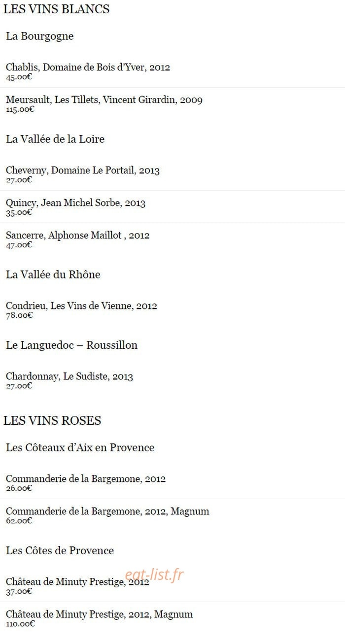 L'atelier des Artistes — carte page 4