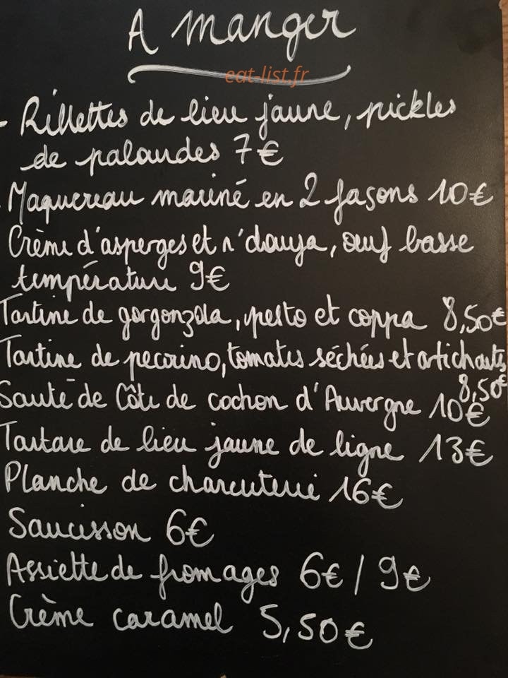 L'Attache — carte page 1