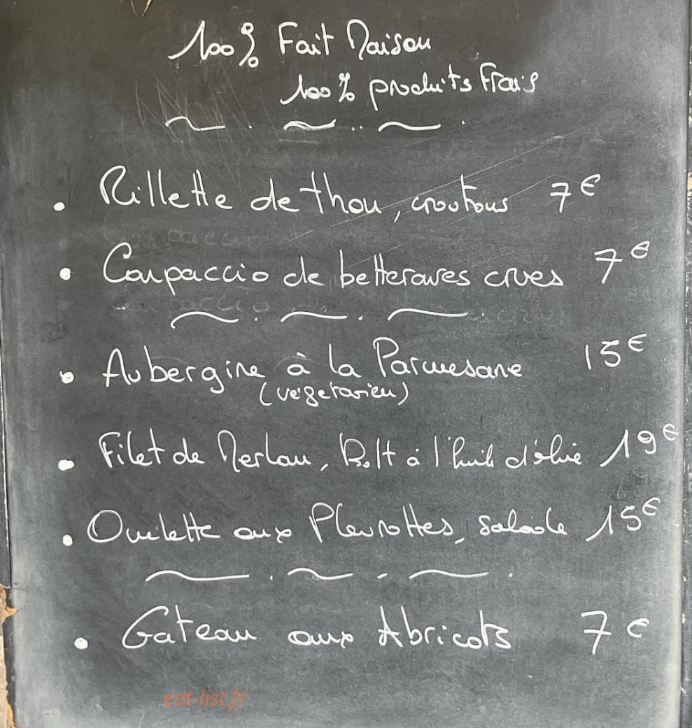 L’Écumoir — carte page 1
