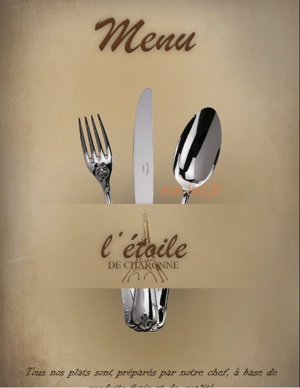 L'étoile de Charonne — carte page 1