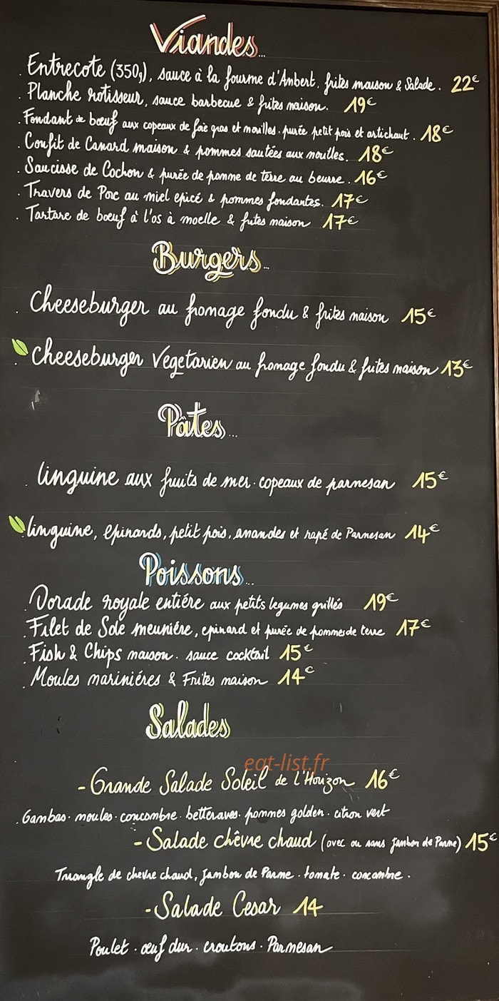 L'Horizon — carte page 2