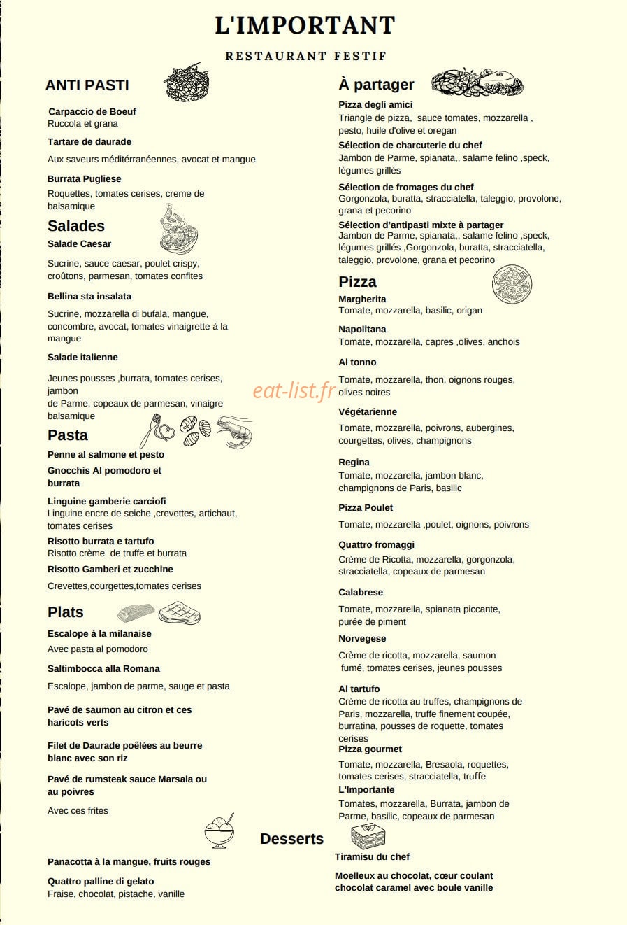 L’important — carte page 2