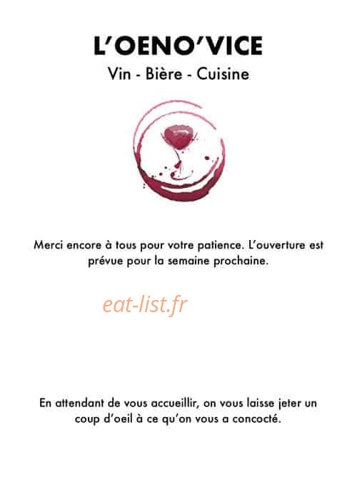 L'Oeno'vice — carte page 1