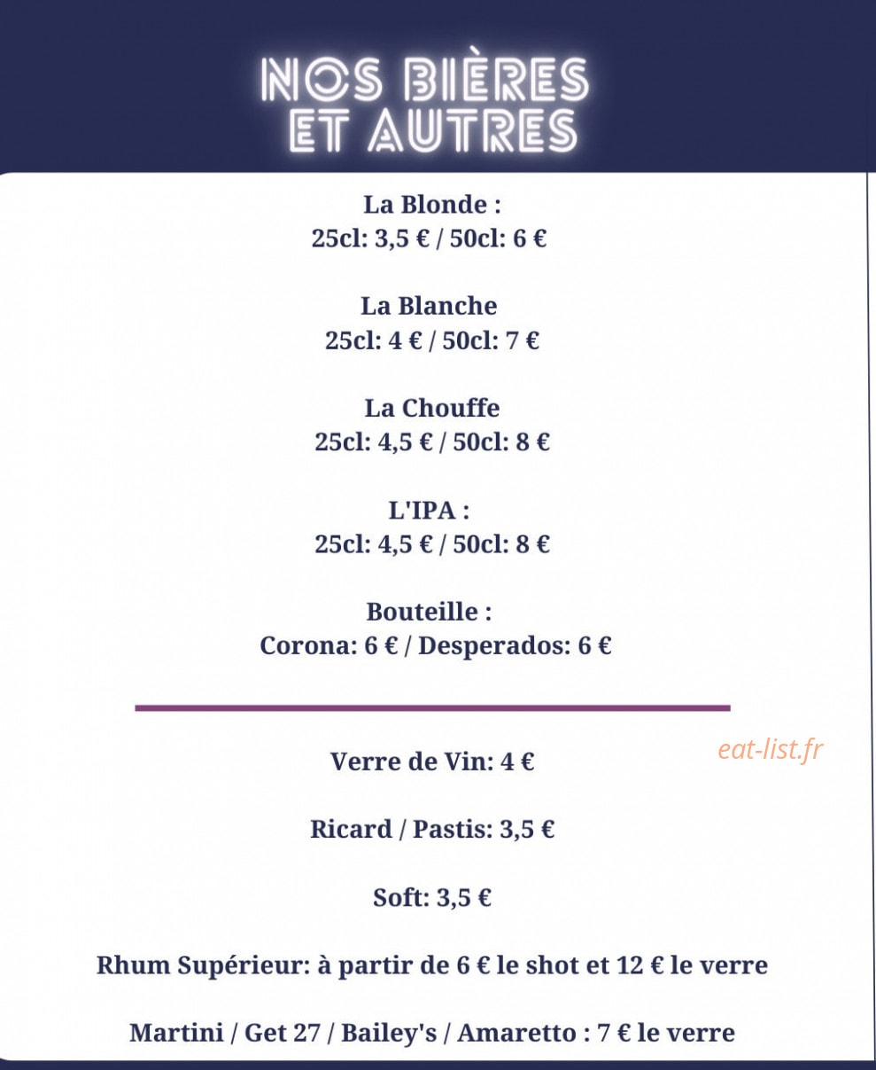 La Bonne Excuse — carte page 3