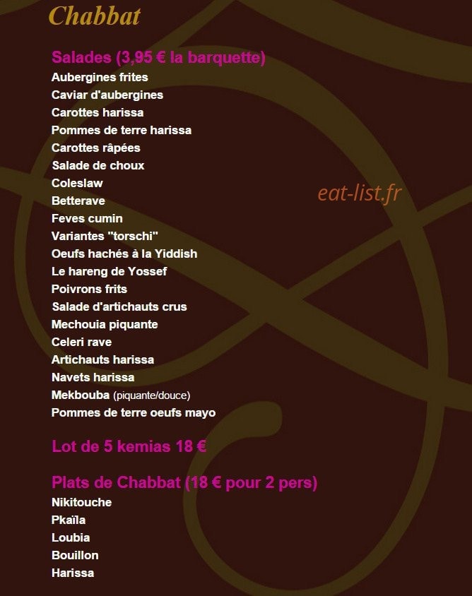 La Délicieuse — carte page 13