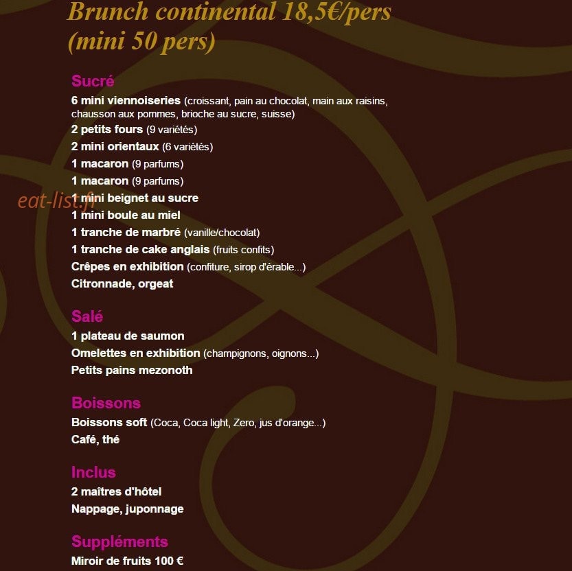 La Délicieuse — carte page 8