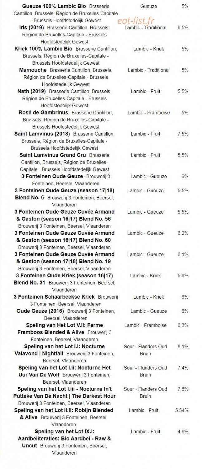 La Fine Mousse — carte page 4