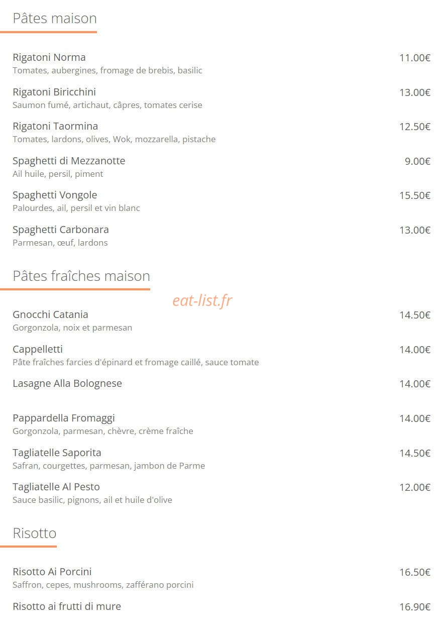 La Gondola — carte page 2