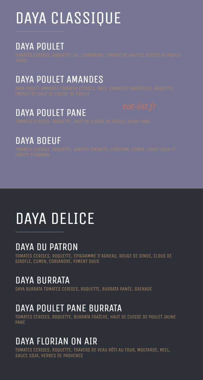 La Maison du Daya — carte page 1
