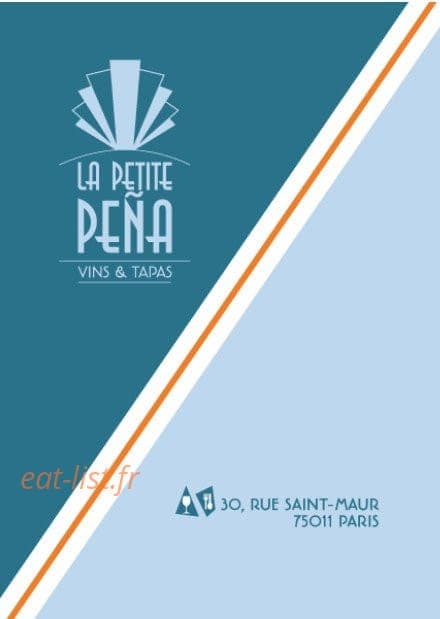 La Petite Peña — carte page 1