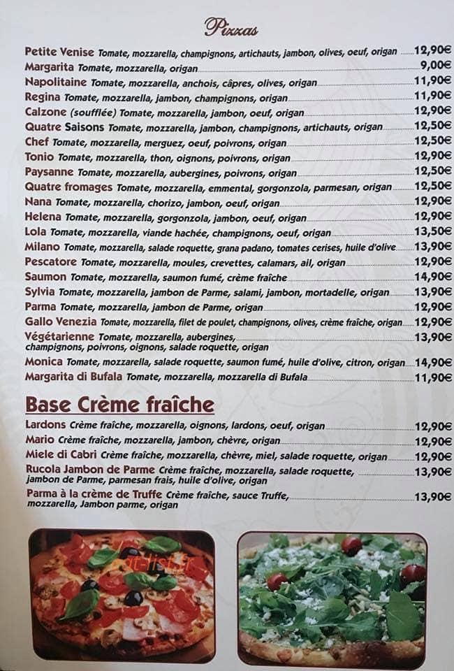 La Petite Venise — carte page 1