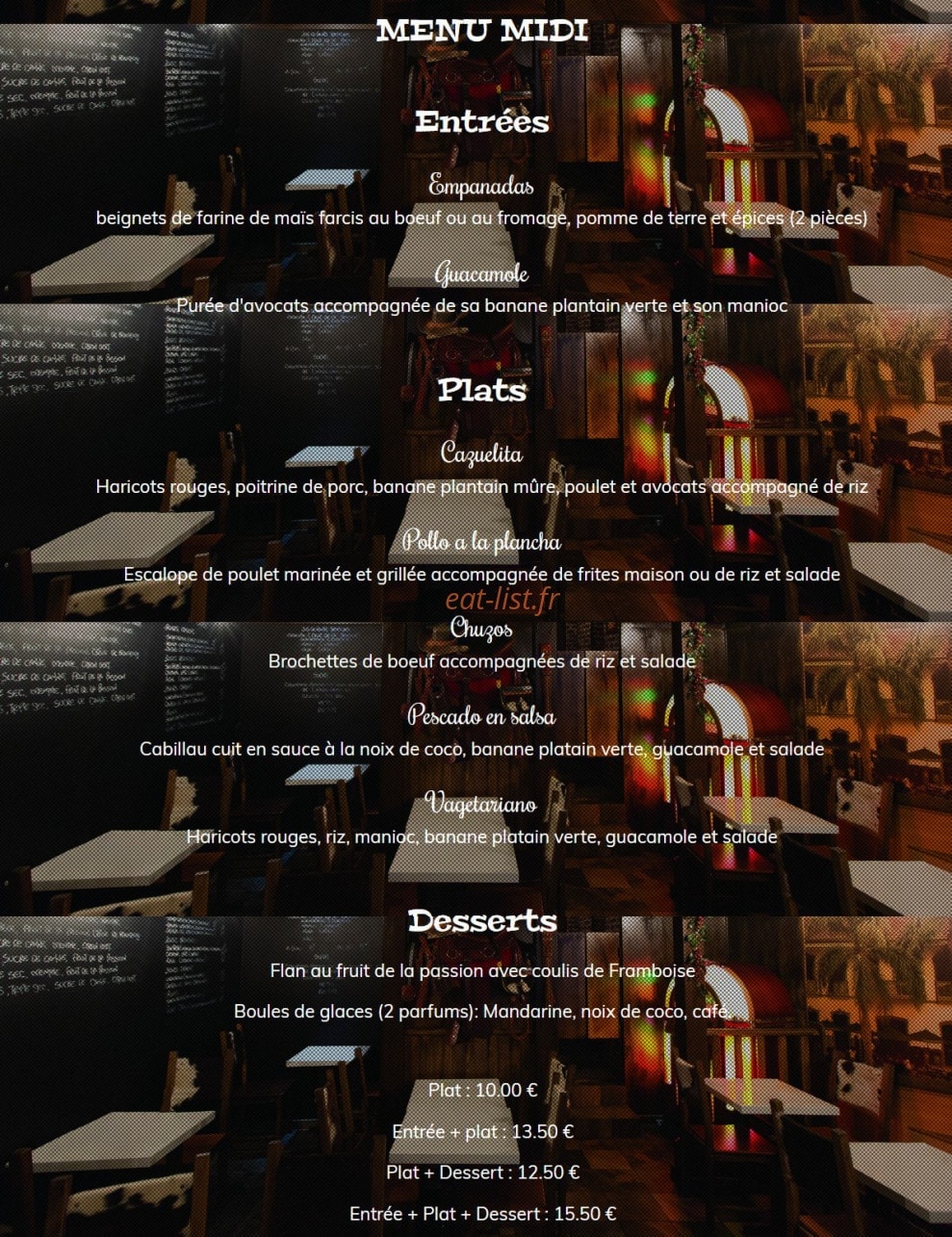 La tabernita — carte page 5