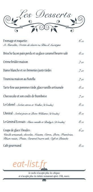 La Vache Acrobate — carte page 5