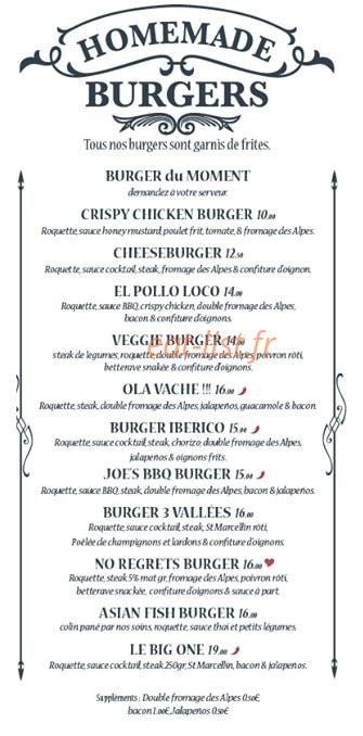 La Vache Acrobate — carte page 3