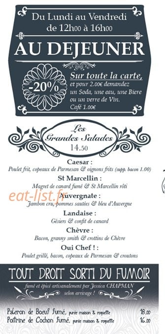 La Vache Acrobate — carte page 2