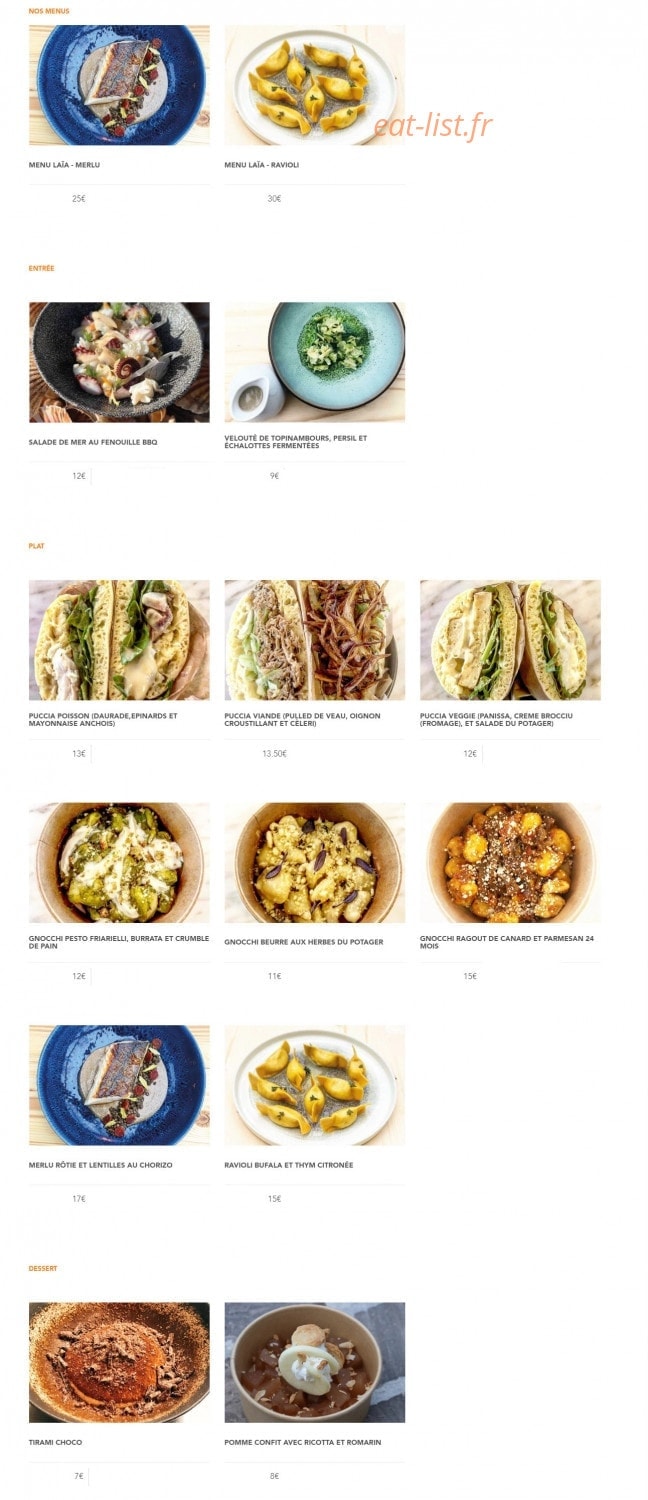Laïa — carte page 1