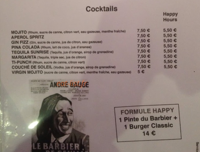 Le Barbier de Bastille — carte page 2