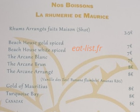Le Bec Salé — carte page 2