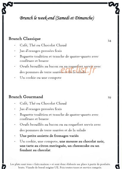 Le café des chats — carte page 4