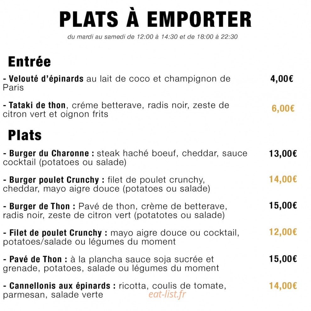 Le Charonne — carte page 2