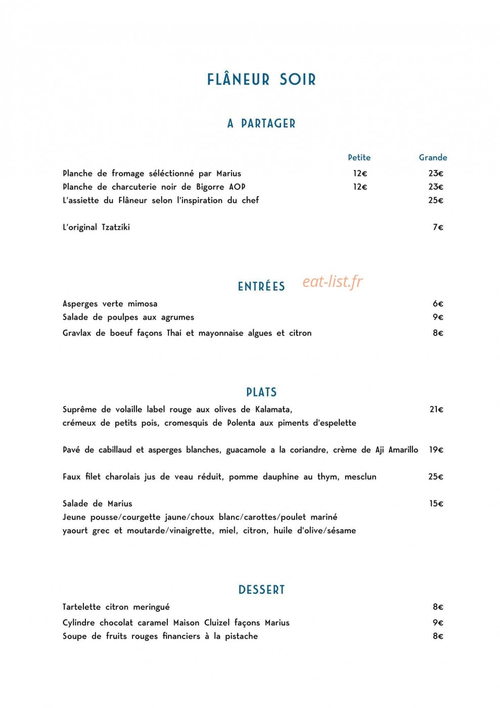 Le Flâneur — carte page 2