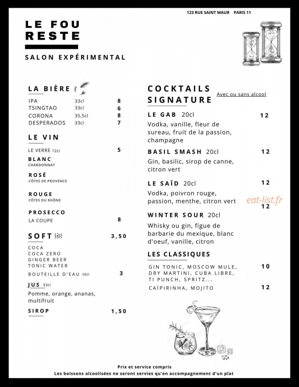 Le Fou Reste — carte page 3