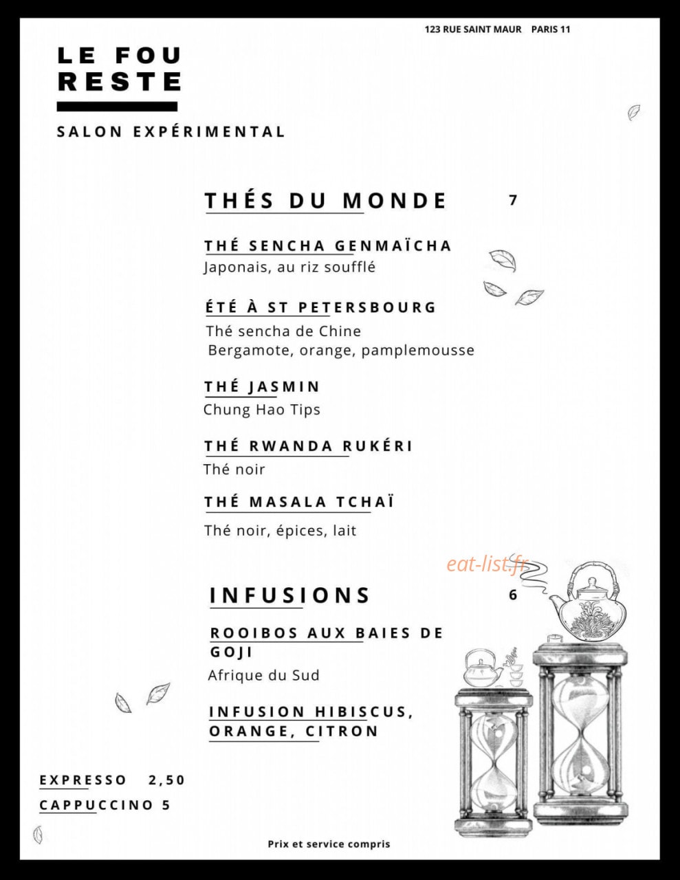Le Fou Reste — carte page 2